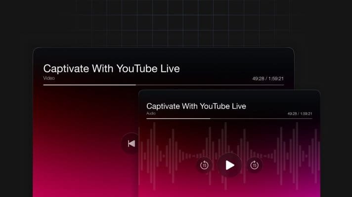 Captivate With YouTube Live